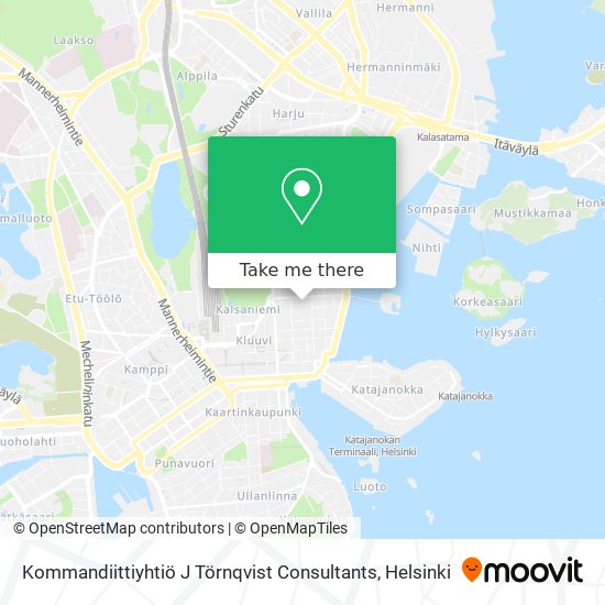 Kommandiittiyhtiö J Törnqvist Consultants map