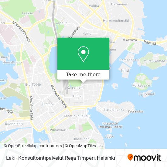 Laki- Konsultointipalvelut Reija Timperi map