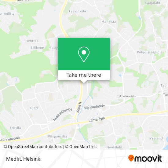 Medfit map