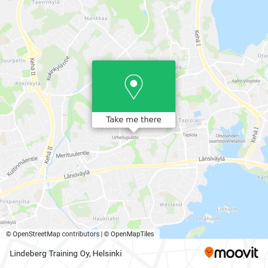 Lindeberg Training Oy map
