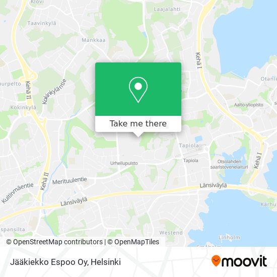 Jääkiekko Espoo Oy map