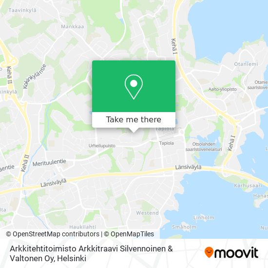 Arkkitehtitoimisto Arkkitraavi Silvennoinen & Valtonen Oy map