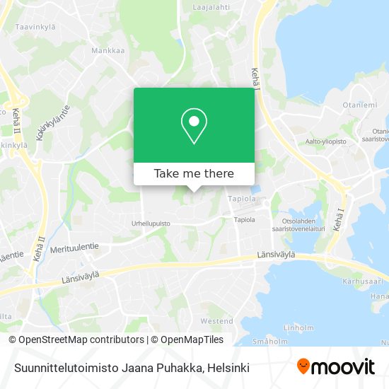 Suunnittelutoimisto Jaana Puhakka map