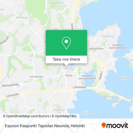 Espoon Kaupunki Tapiolan Neuvola map