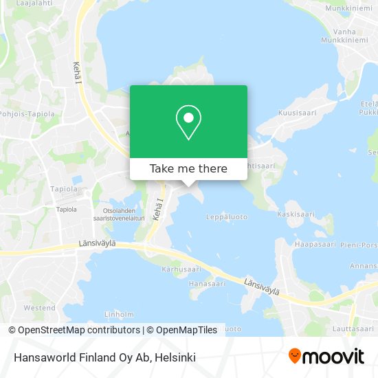 Hansaworld Finland Oy Ab map