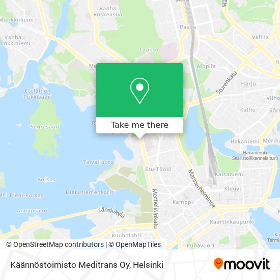 Käännöstoimisto Meditrans Oy map