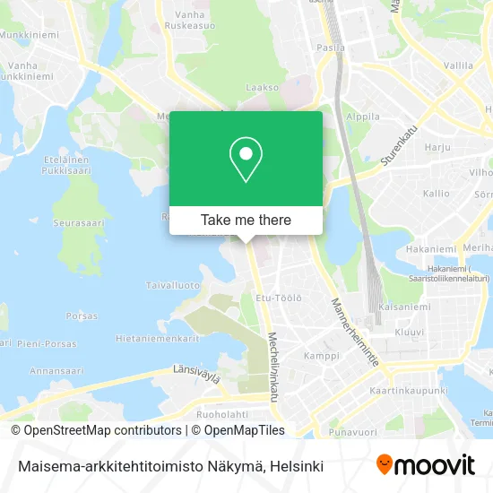 Maisema-arkkitehtitoimisto Näkymä map