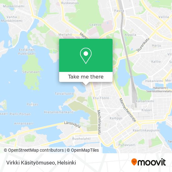 Virkki Käsityömuseo map