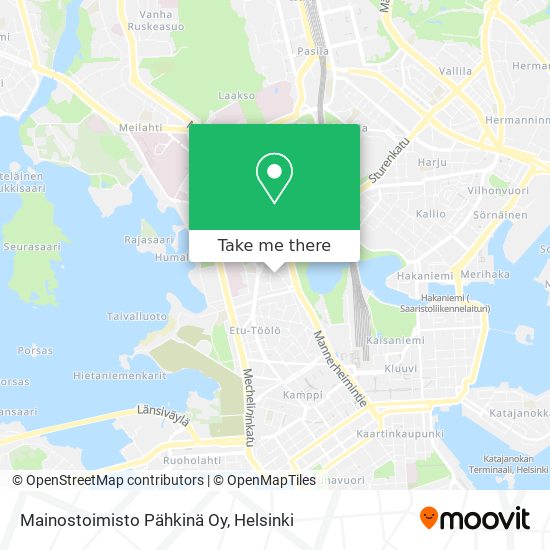 Mainostoimisto Pähkinä Oy map