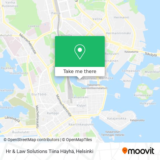 Hr & Law Solutions Tiina Häyhä map