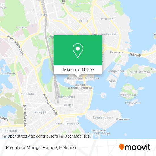 Ravintola Mango Palace map