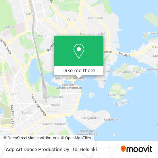 Adp Art Dance Production Oy Ltd map