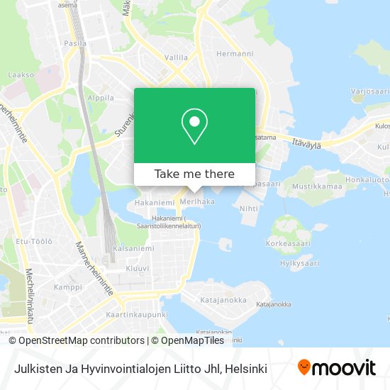 Julkisten Ja Hyvinvointialojen Liitto Jhl map