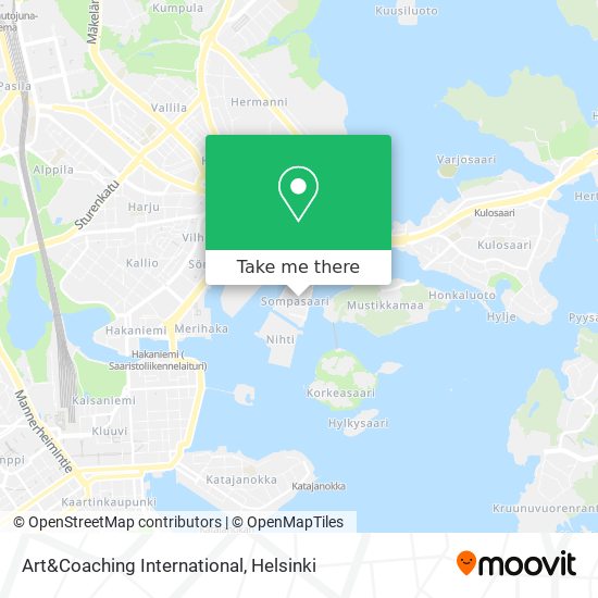 Art&Coaching International map