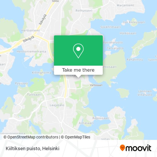 Kiiltiksen puisto map