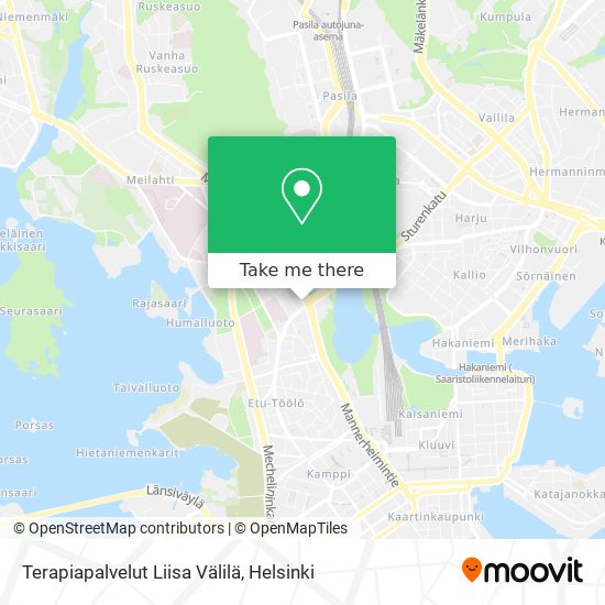 Terapiapalvelut Liisa Välilä map