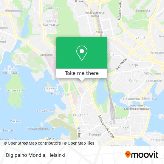 Digipaino Mondia map