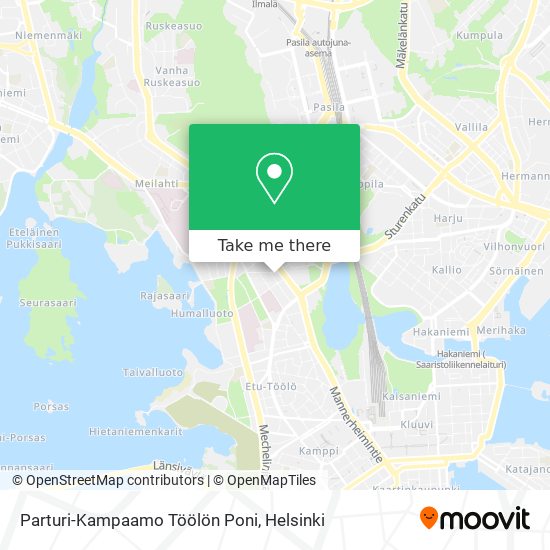 Parturi-Kampaamo Töölön Poni map