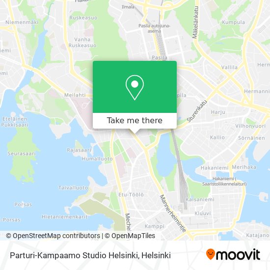 Parturi-Kampaamo Studio Helsinki map