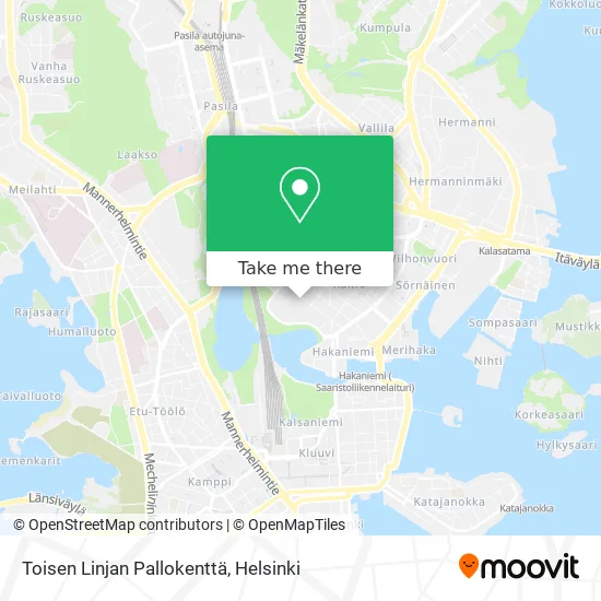 Toisen Linjan Pallokenttä map