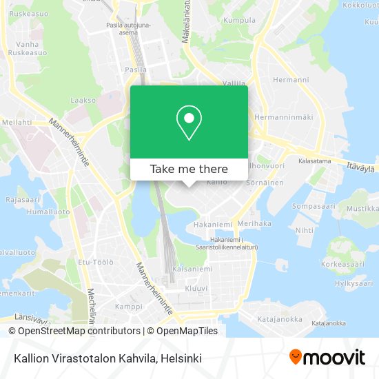 Kallion Virastotalon Kahvila map