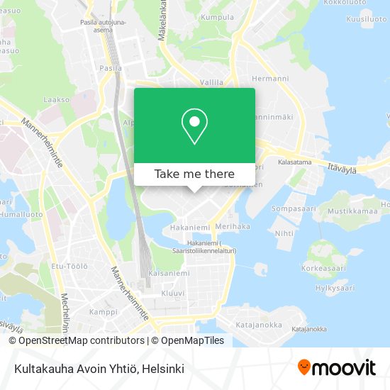 Kultakauha Avoin Yhtiö map