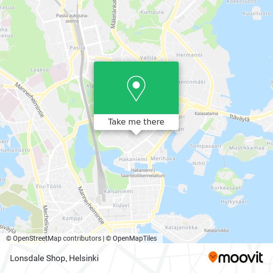 Lonsdale Shop map