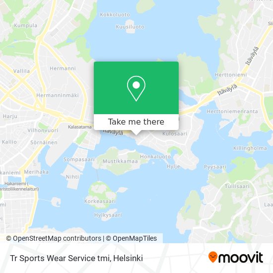 Tr Sports Wear Service tmi map