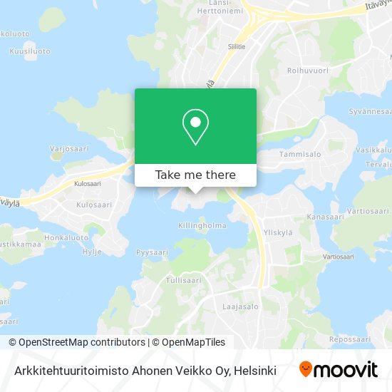 Arkkitehtuuritoimisto Ahonen Veikko Oy map