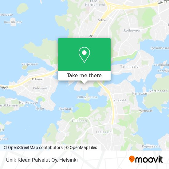 Unik Klean Palvelut Oy map