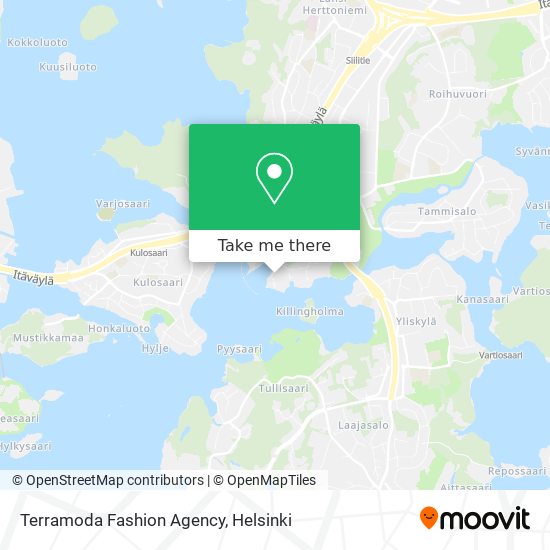 Terramoda Fashion Agency map