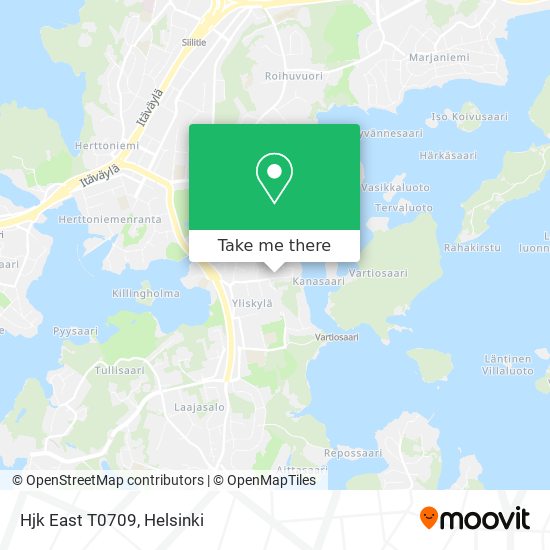 Hjk East T0709 map