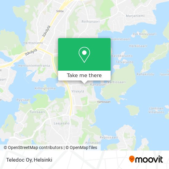 Teledoc Oy map