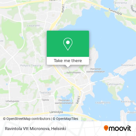 Ravintola Vtt Micronova map