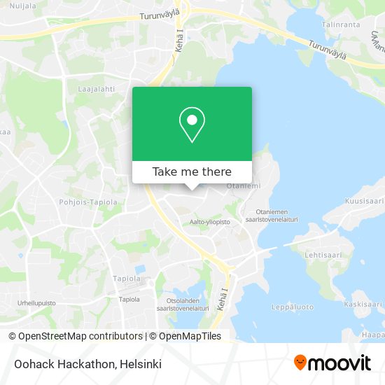 Oohack Hackathon map