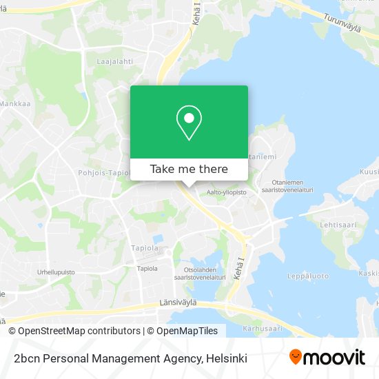 2bcn Personal Management Agency map