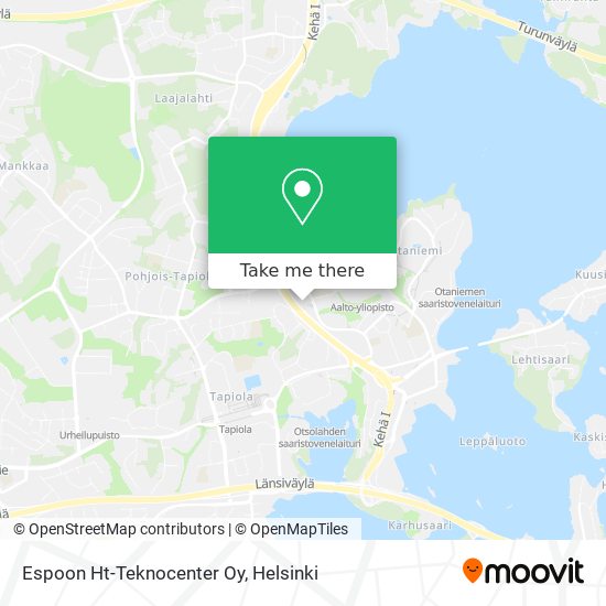 Espoon Ht-Teknocenter Oy map