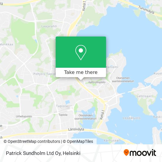 Patrick Sundholm Ltd Oy map