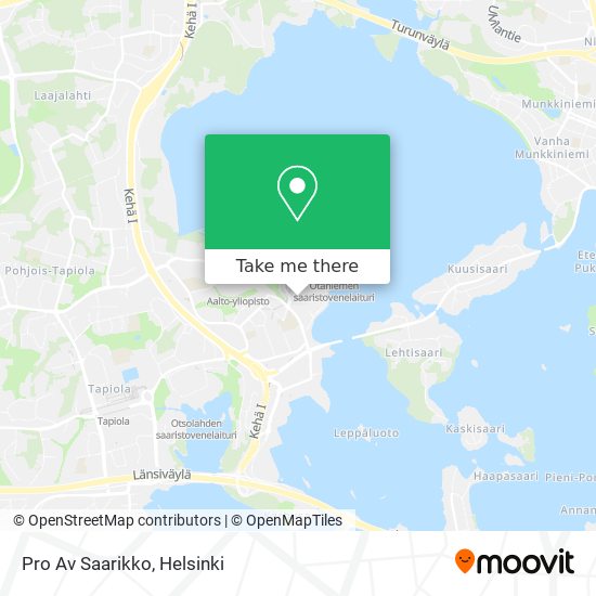 Pro Av Saarikko map