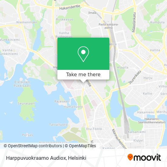 Harppuvuokraamo Audiox map