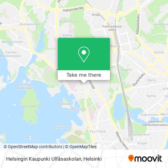 Helsingin Kaupunki Ulfåsaskolan map