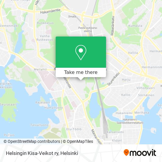 Helsingin Kisa-Veikot ry map