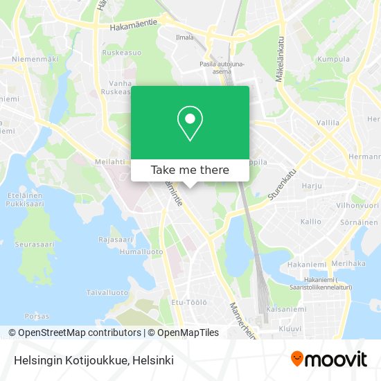 Helsingin Kotijoukkue map