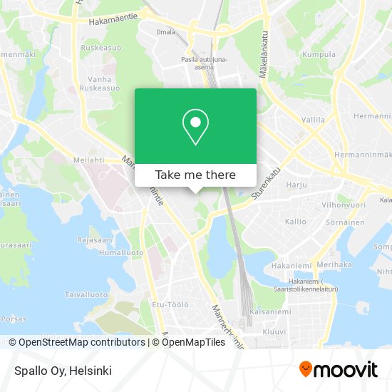 Spallo Oy map