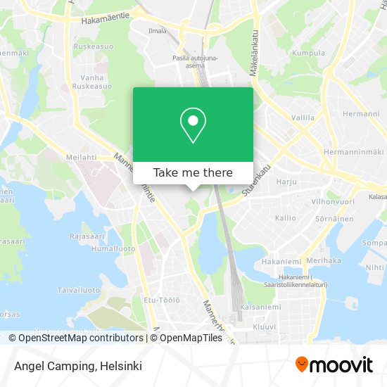 Angel Camping map