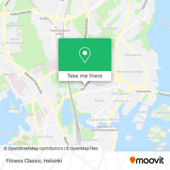 Fitness Classic map