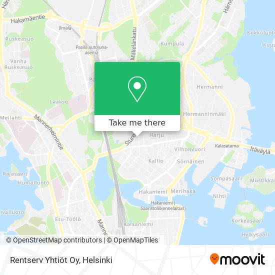 Rentserv Yhtiöt Oy map