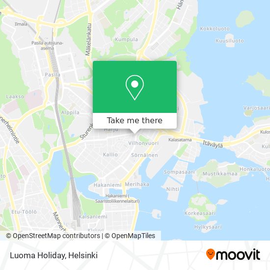 Luoma Holiday map