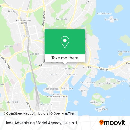 Jade Advertising Model Agency map