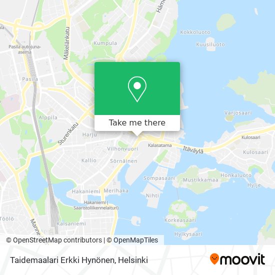 Taidemaalari Erkki Hynönen map